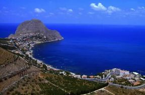 Sicilia . Capo Zafferano, sulla costa settentrionale dell'isola.De Agostini Picture Library/M. Leigheb