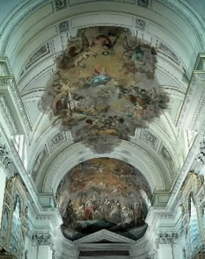 Sicilia . La volta della navata centrale del duomo di Palermo.De Agostini Picture Library/A. De Gregorio