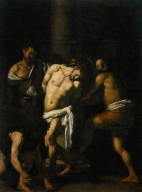 Barocco. La flagellazione di Cristo del Caravaggio (Napoli, Museo Nazionale di Capodimonte). De Agostini Picture Library / G. Dagli Orti